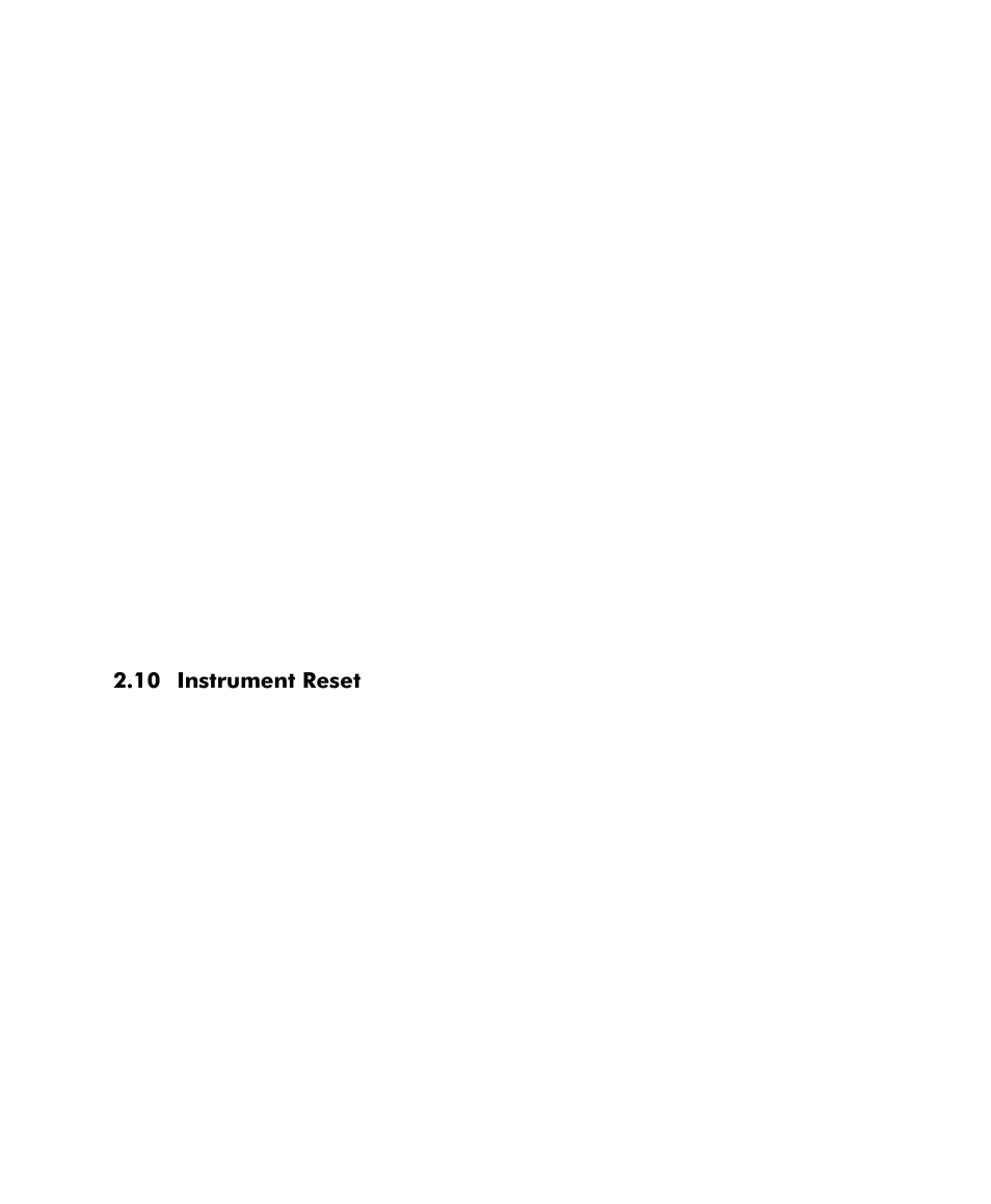 Instrument reset | YSI 556 MPS User Manual | Page 23 / 136