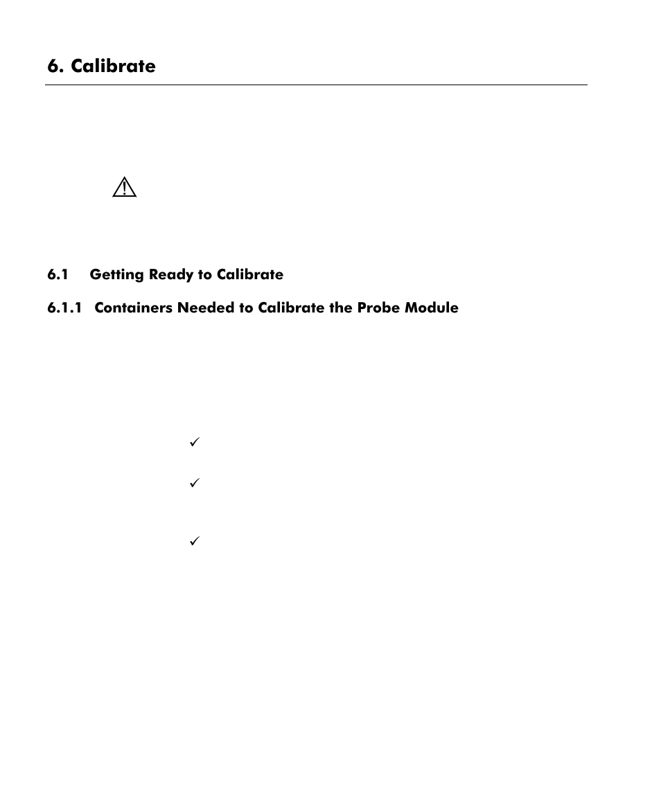 Calibrate, Getting ready to calibrate | YSI 556 MPS User Manual | Page 38 / 136