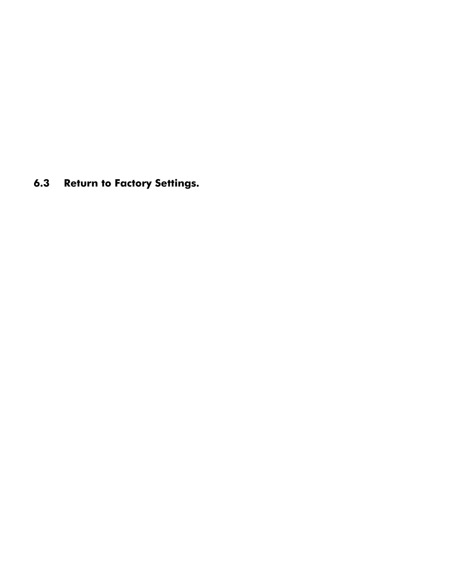 Return to factory settings | YSI 556 MPS User Manual | Page 58 / 136