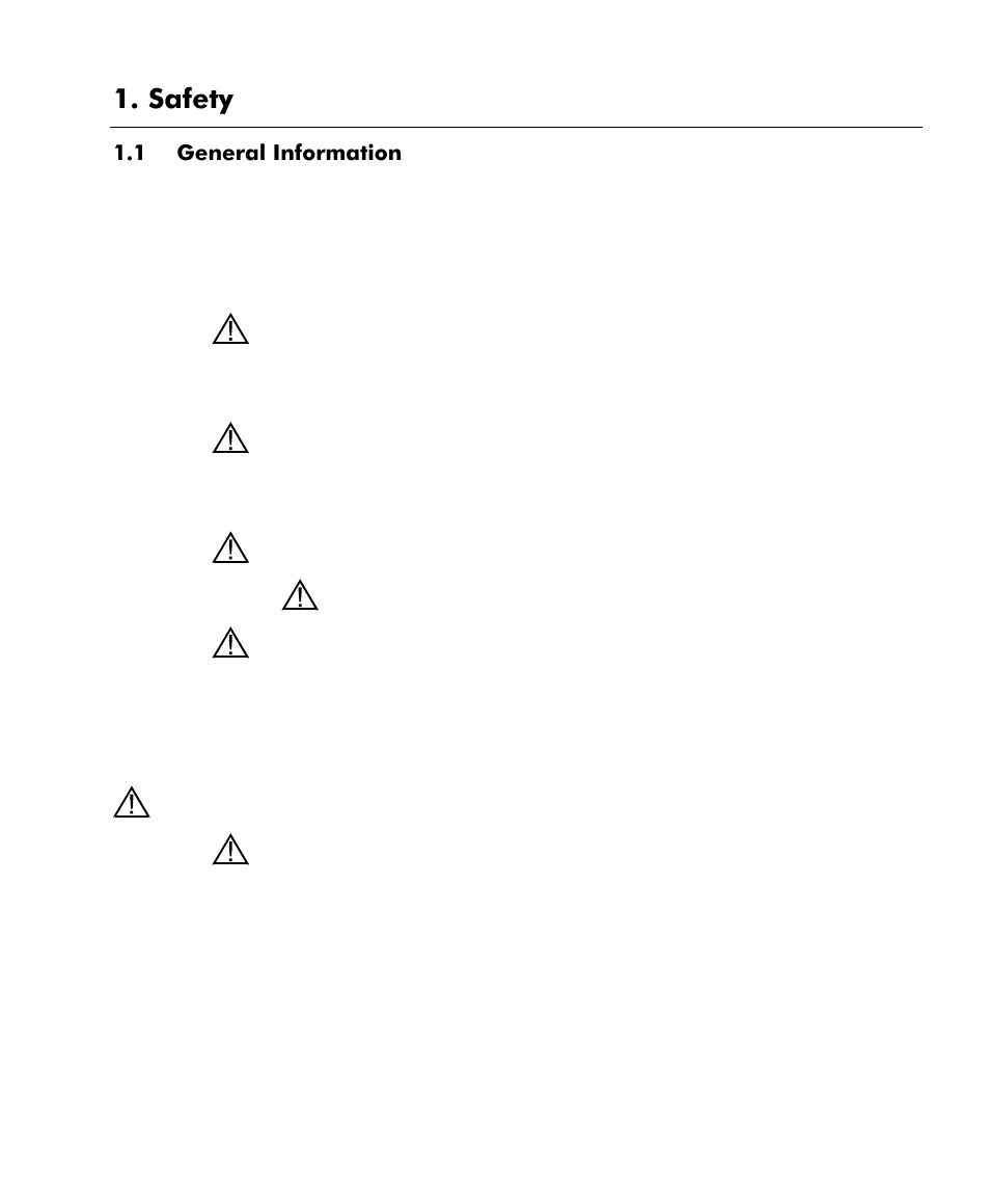 Safety, General information | YSI 556 MPS User Manual | Page 7 / 136