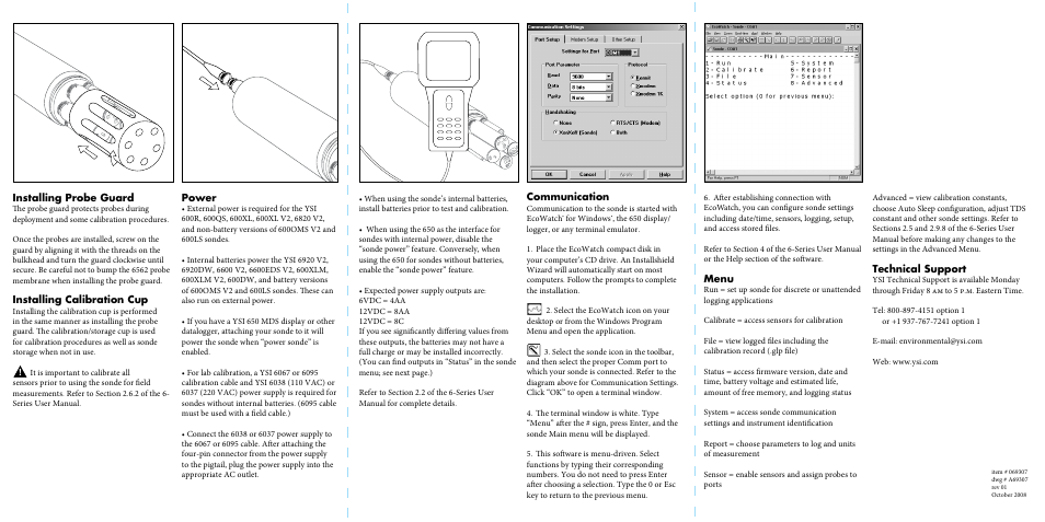 YSI 600R User Manual | Page 4 / 6