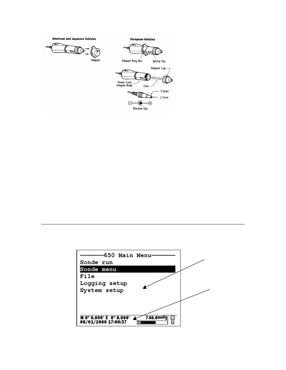 6 turning the instrument on | YSI 650 MDS User Manual | Page 14 / 72