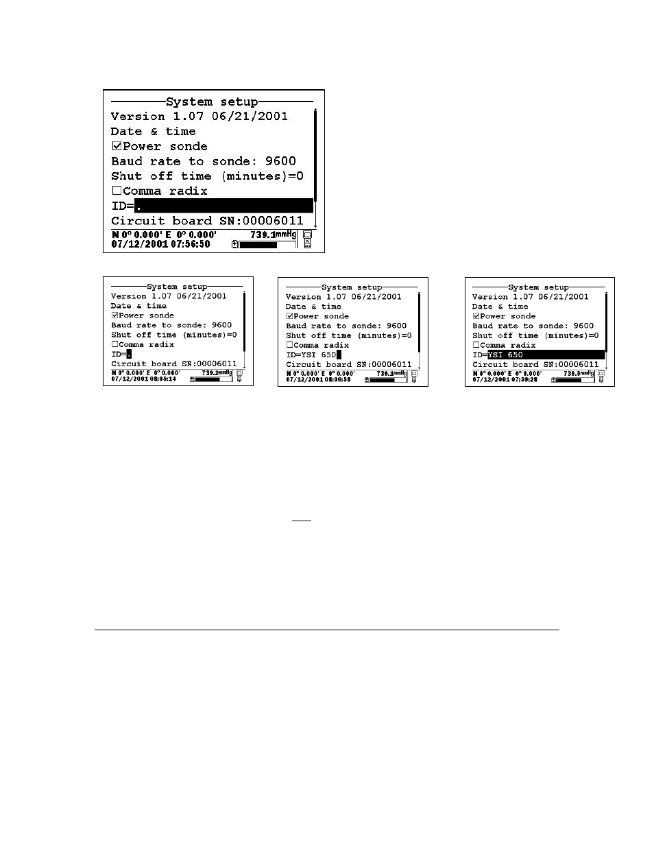 9 connecting to a sonde | YSI 650 MDS User Manual | Page 19 / 72