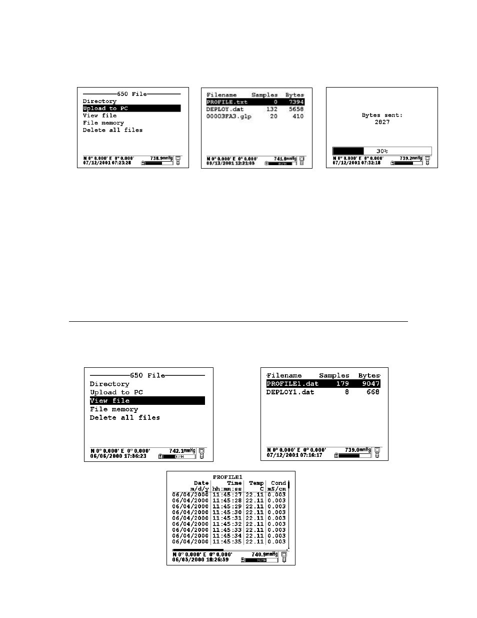 4 view file | YSI 650 MDS User Manual | Page 53 / 72