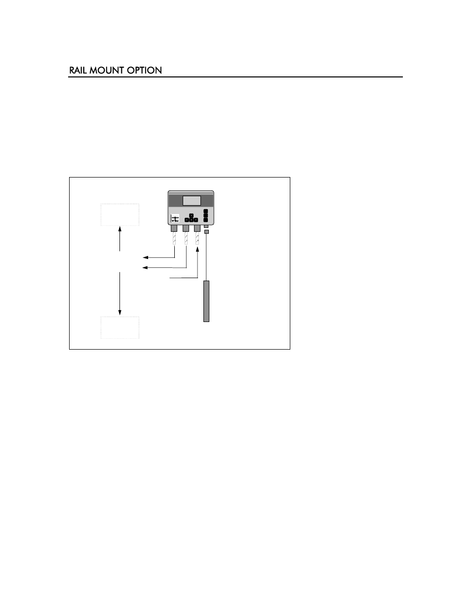 Rail mount option | YSI 6500 Environmental Process Monitor User Manual | Page 12 / 113
