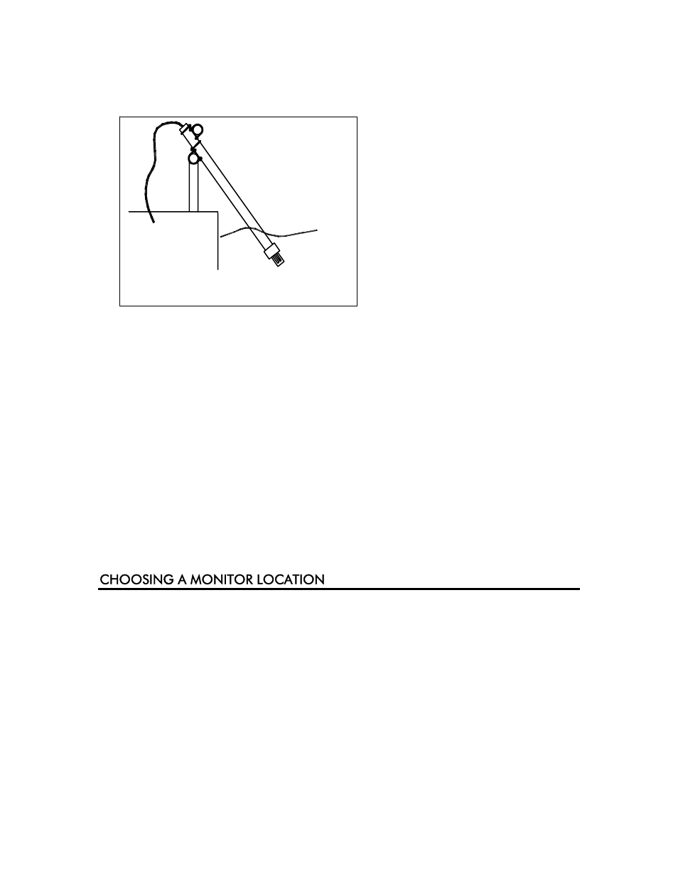 Choosing a monitor location | YSI 6500 Environmental Process Monitor User Manual | Page 9 / 113