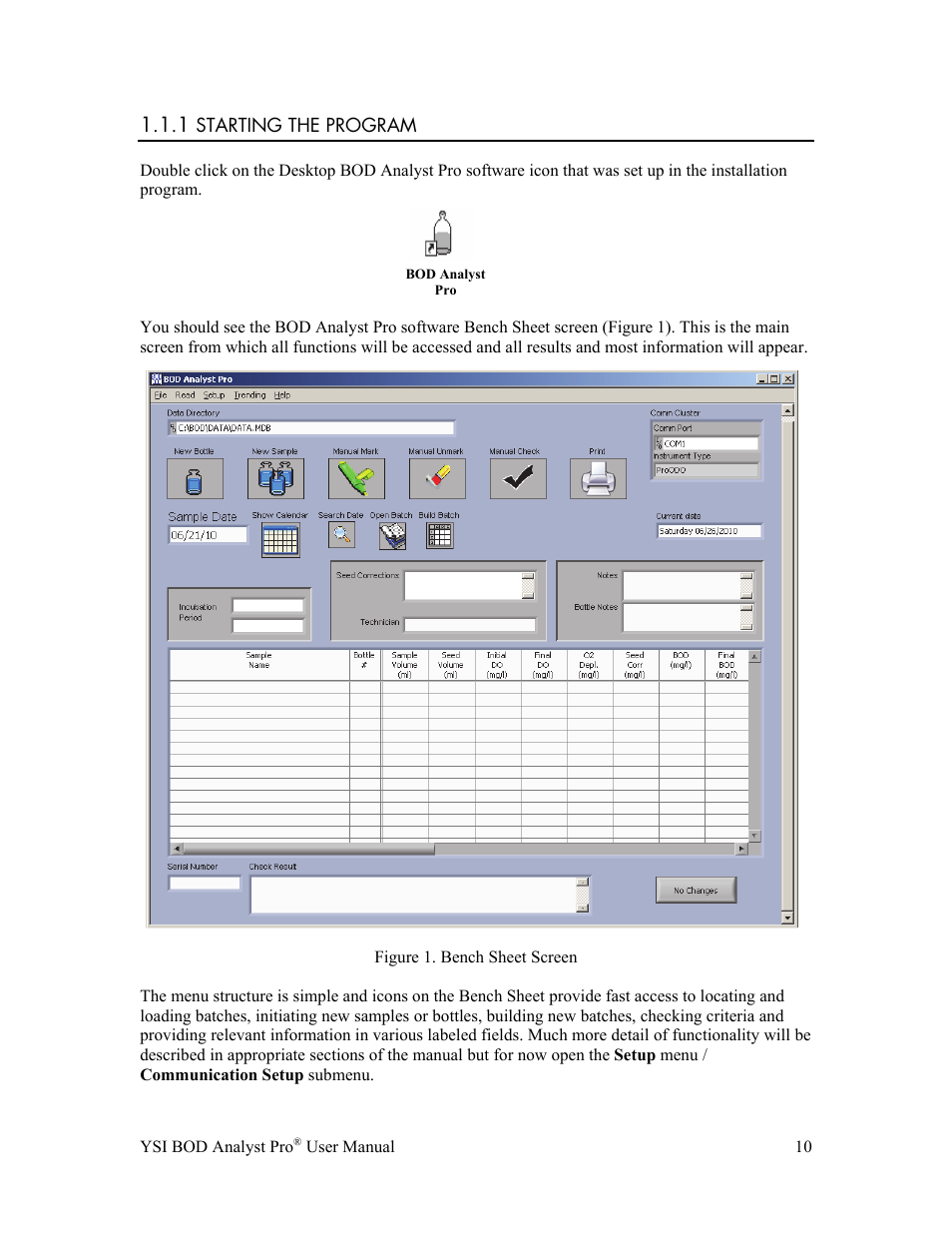 YSI BOD Analyst Pro User Manual | Page 10 / 96