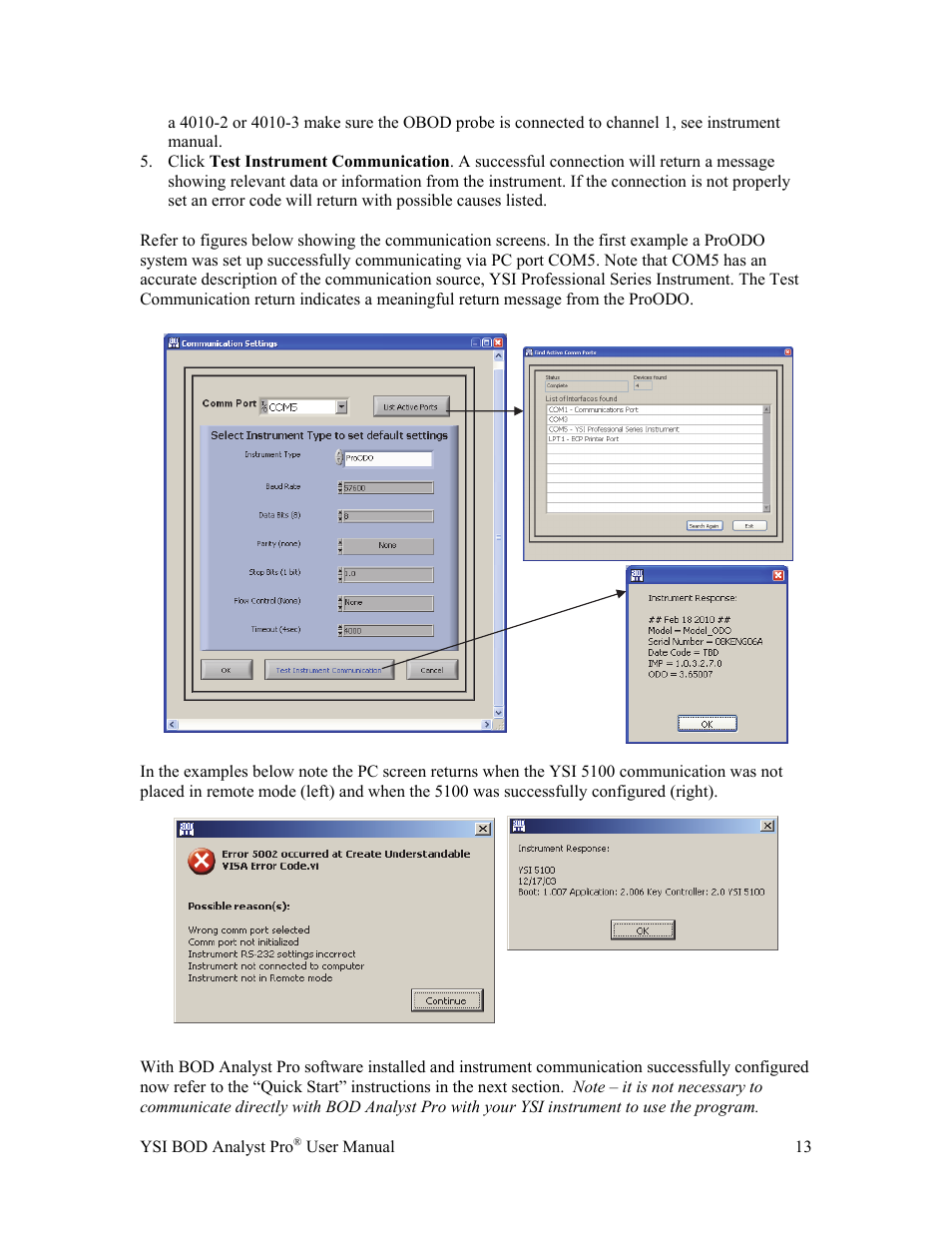 YSI BOD Analyst Pro User Manual | Page 13 / 96