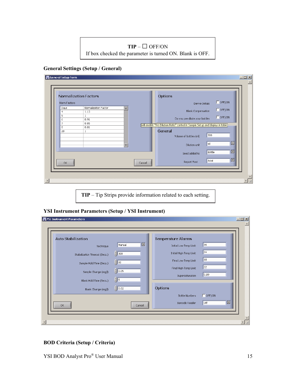 YSI BOD Analyst Pro User Manual | Page 15 / 96