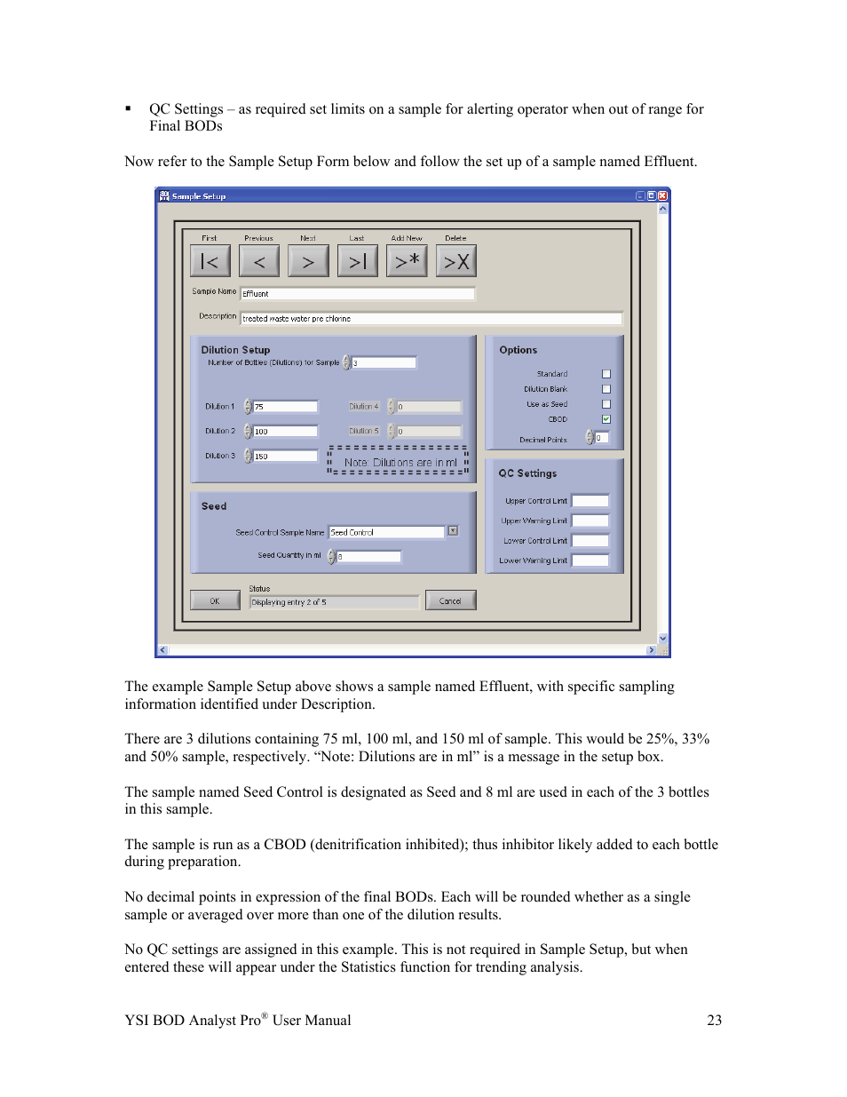 YSI BOD Analyst Pro User Manual | Page 23 / 96