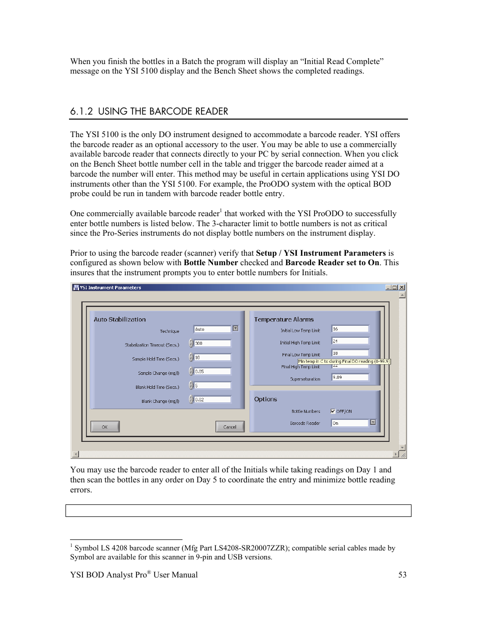YSI BOD Analyst Pro User Manual | Page 53 / 96