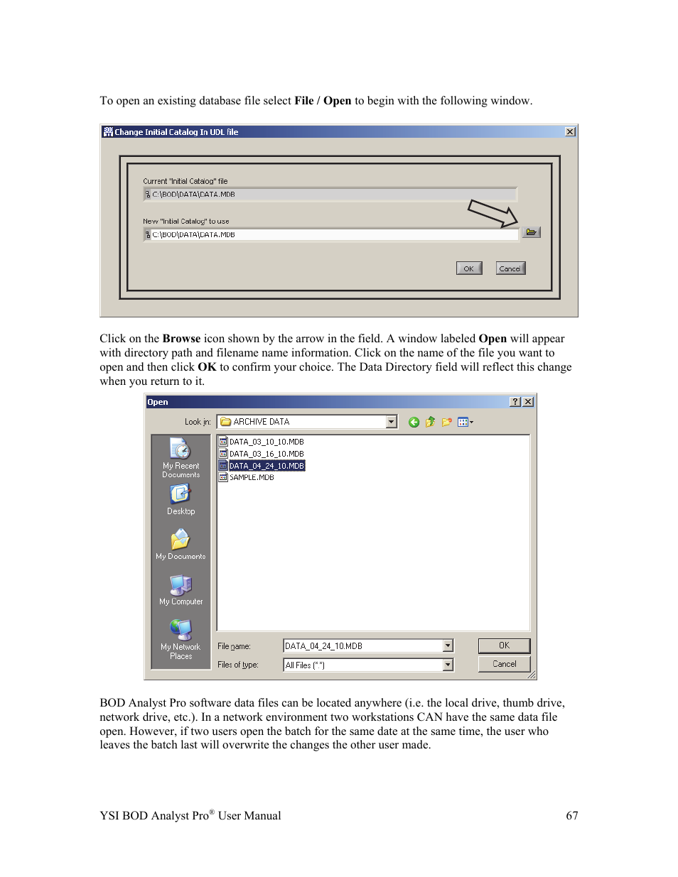 YSI BOD Analyst Pro User Manual | Page 67 / 96