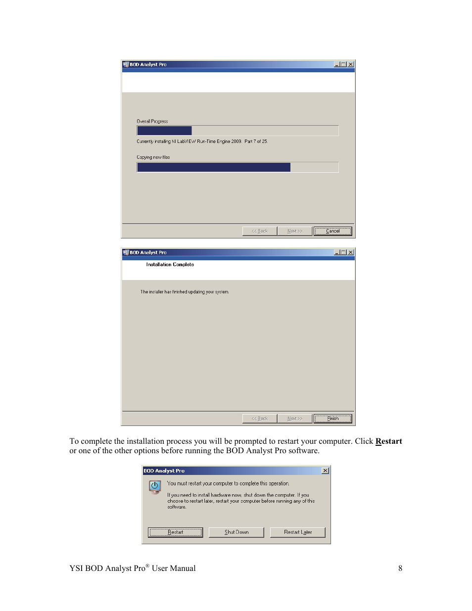 YSI BOD Analyst Pro User Manual | Page 8 / 96