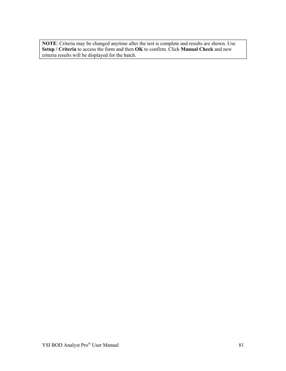 YSI BOD Analyst Pro User Manual | Page 81 / 96