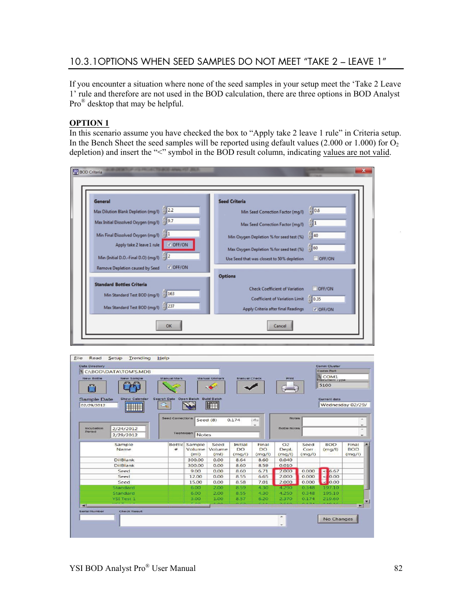 YSI BOD Analyst Pro User Manual | Page 82 / 96