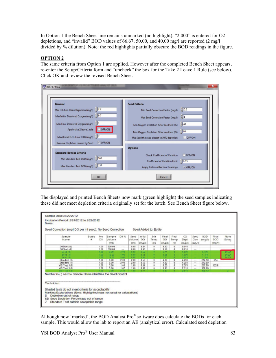 YSI BOD Analyst Pro User Manual | Page 83 / 96