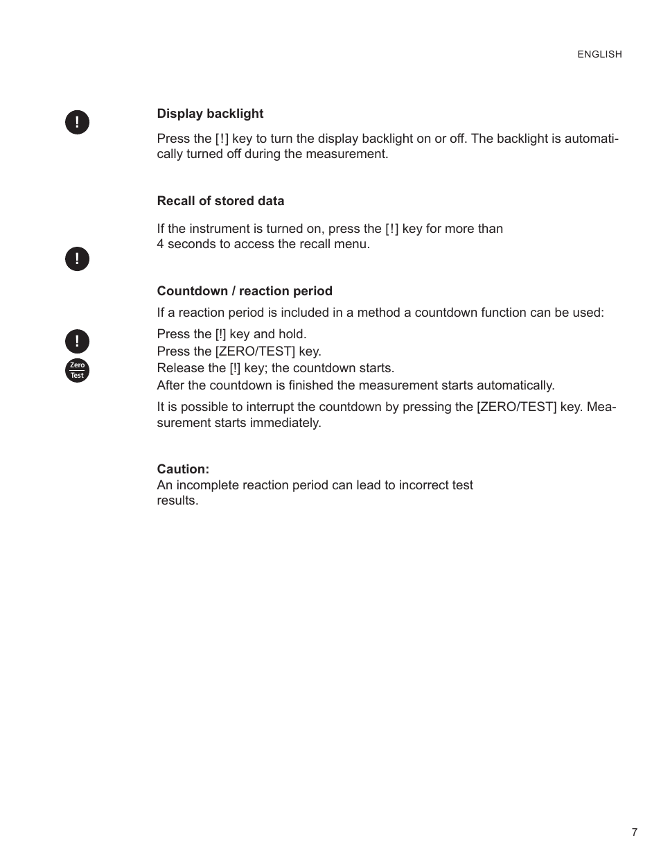 YSI 900 Chlorine Colorimeter User Manual | Page 7 / 64