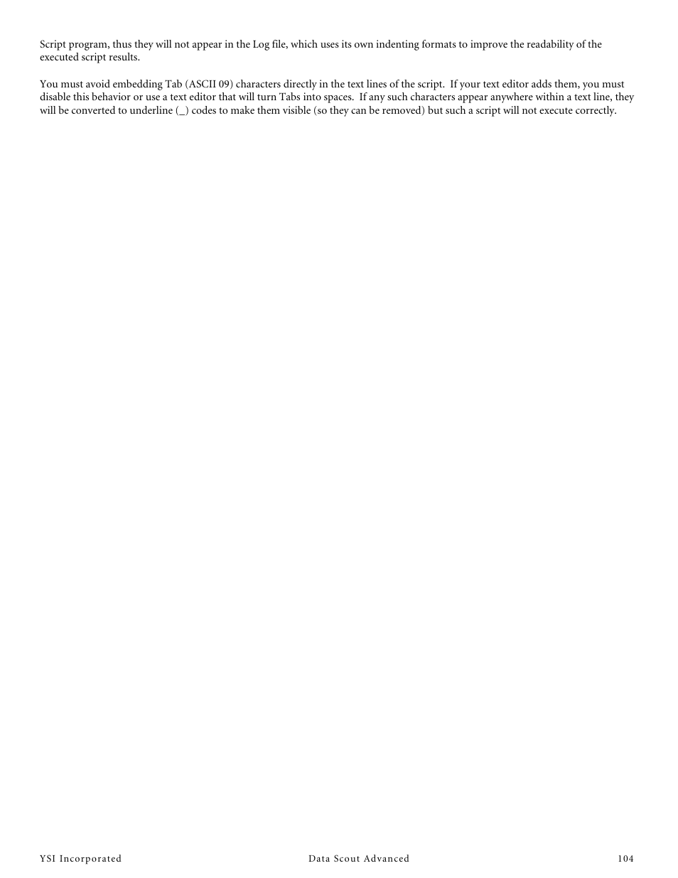 YSI Data Scout Advanced User Manual | Page 108 / 115