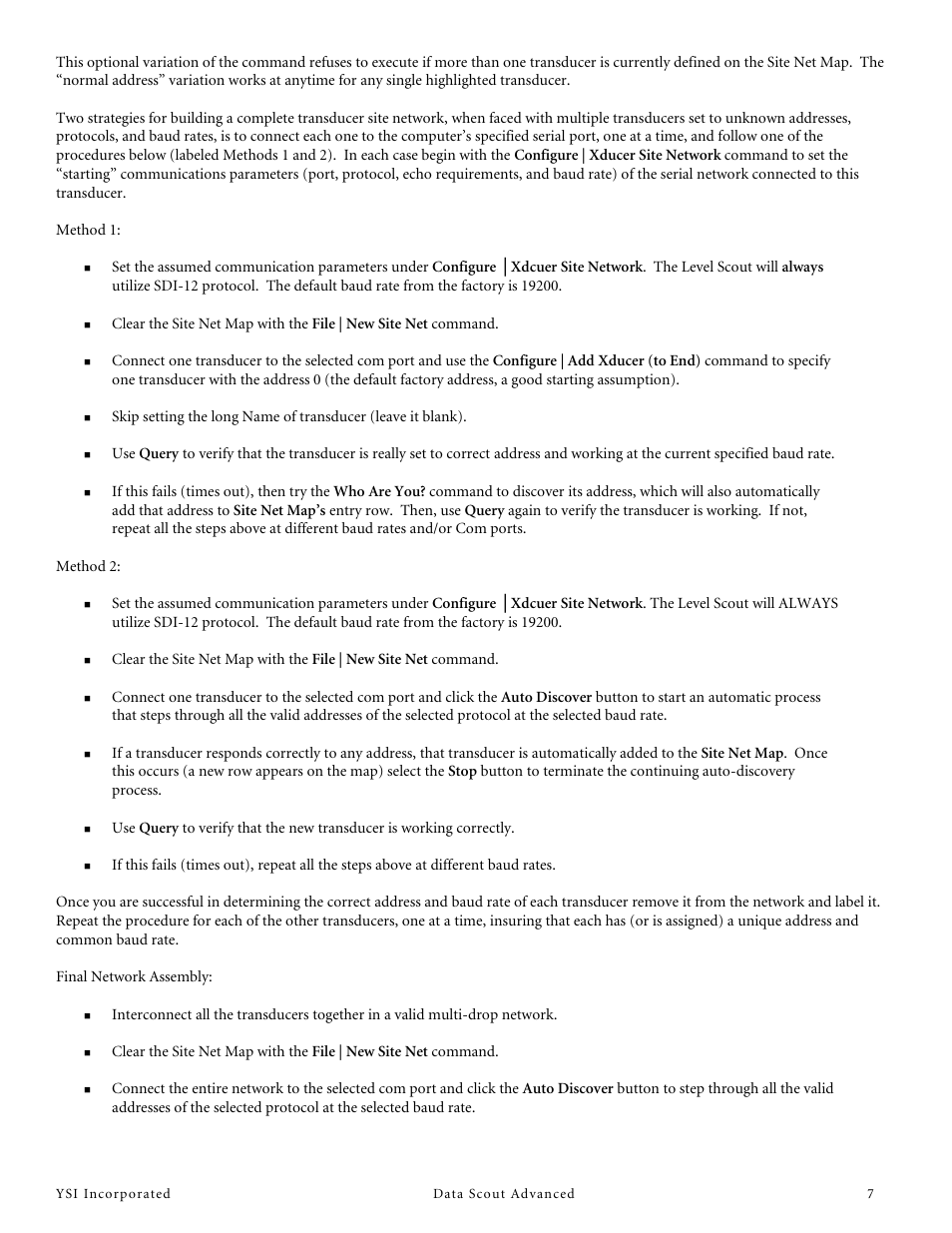 YSI Data Scout Advanced User Manual | Page 11 / 115