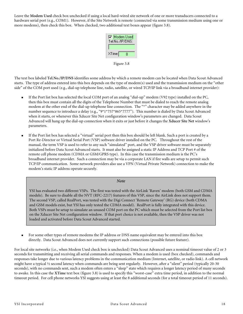 YSI Data Scout Advanced User Manual | Page 22 / 115