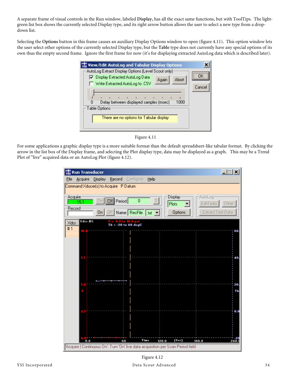 YSI Data Scout Advanced User Manual | Page 38 / 115