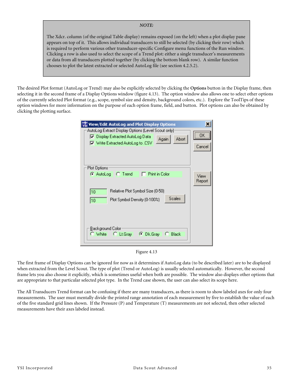 YSI Data Scout Advanced User Manual | Page 39 / 115