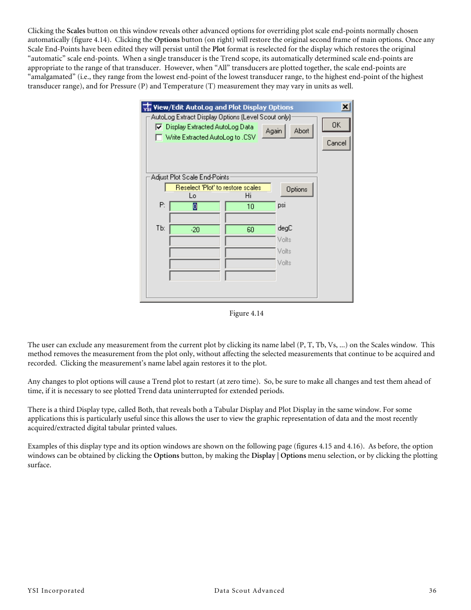 YSI Data Scout Advanced User Manual | Page 40 / 115