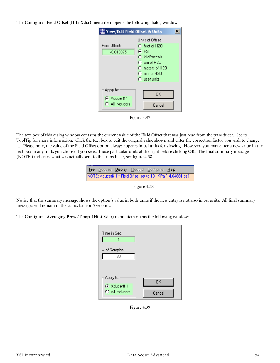 YSI Data Scout Advanced User Manual | Page 58 / 115