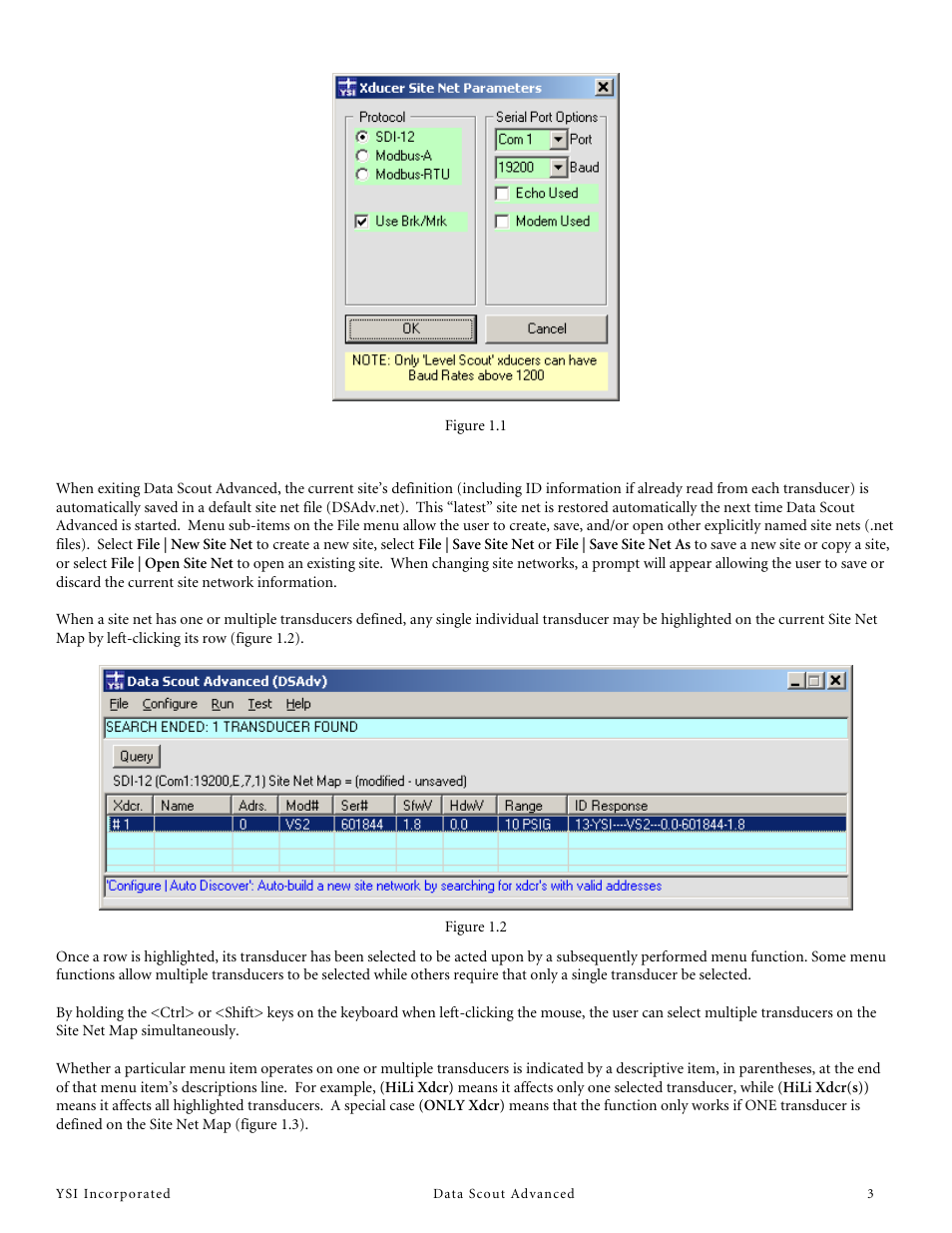 YSI Data Scout Advanced User Manual | Page 7 / 115