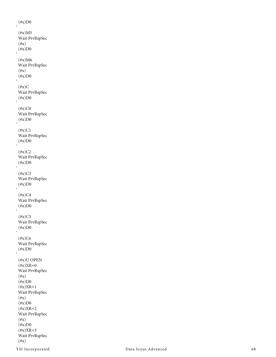 YSI Data Scout Advanced User Manual | Page 72 / 115