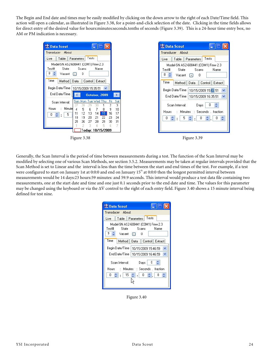 YSI Data Scout User Manual | Page 24 / 33