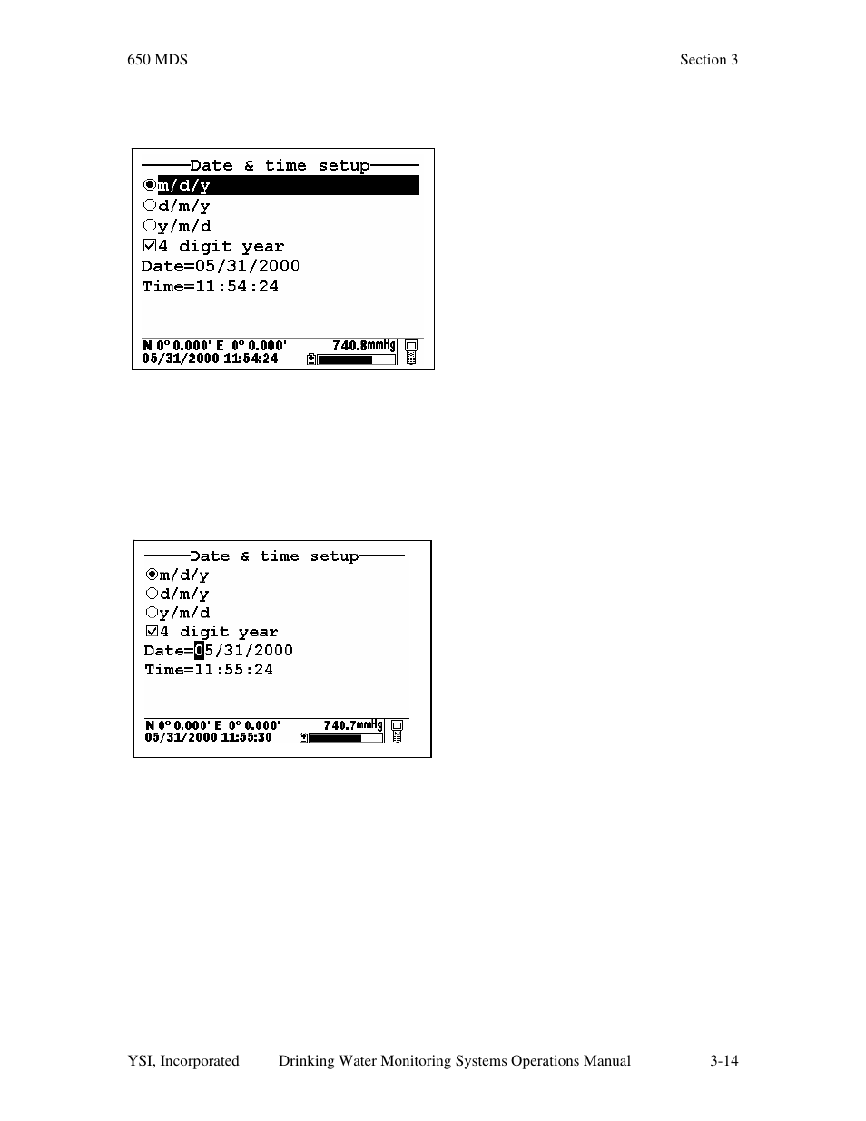 YSI 600DW-B Sonde User Manual | Page 123 / 300