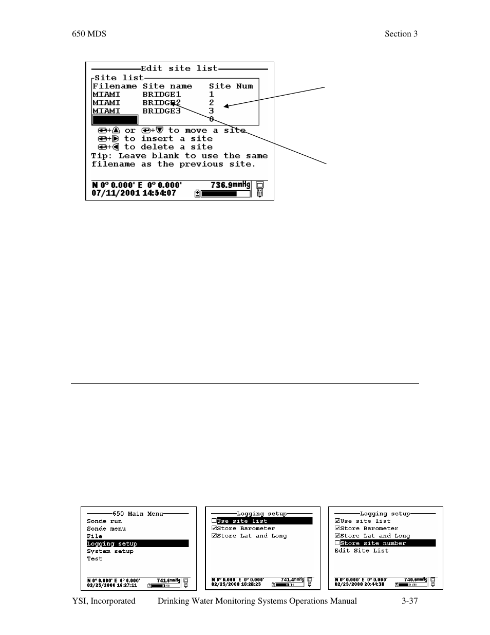 YSI 600DW-B Sonde User Manual | Page 146 / 300