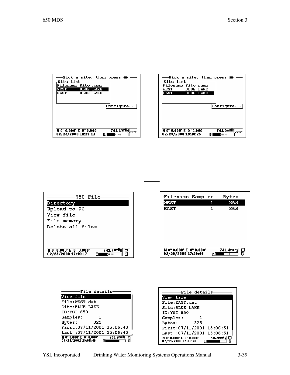 YSI 600DW-B Sonde User Manual | Page 148 / 300