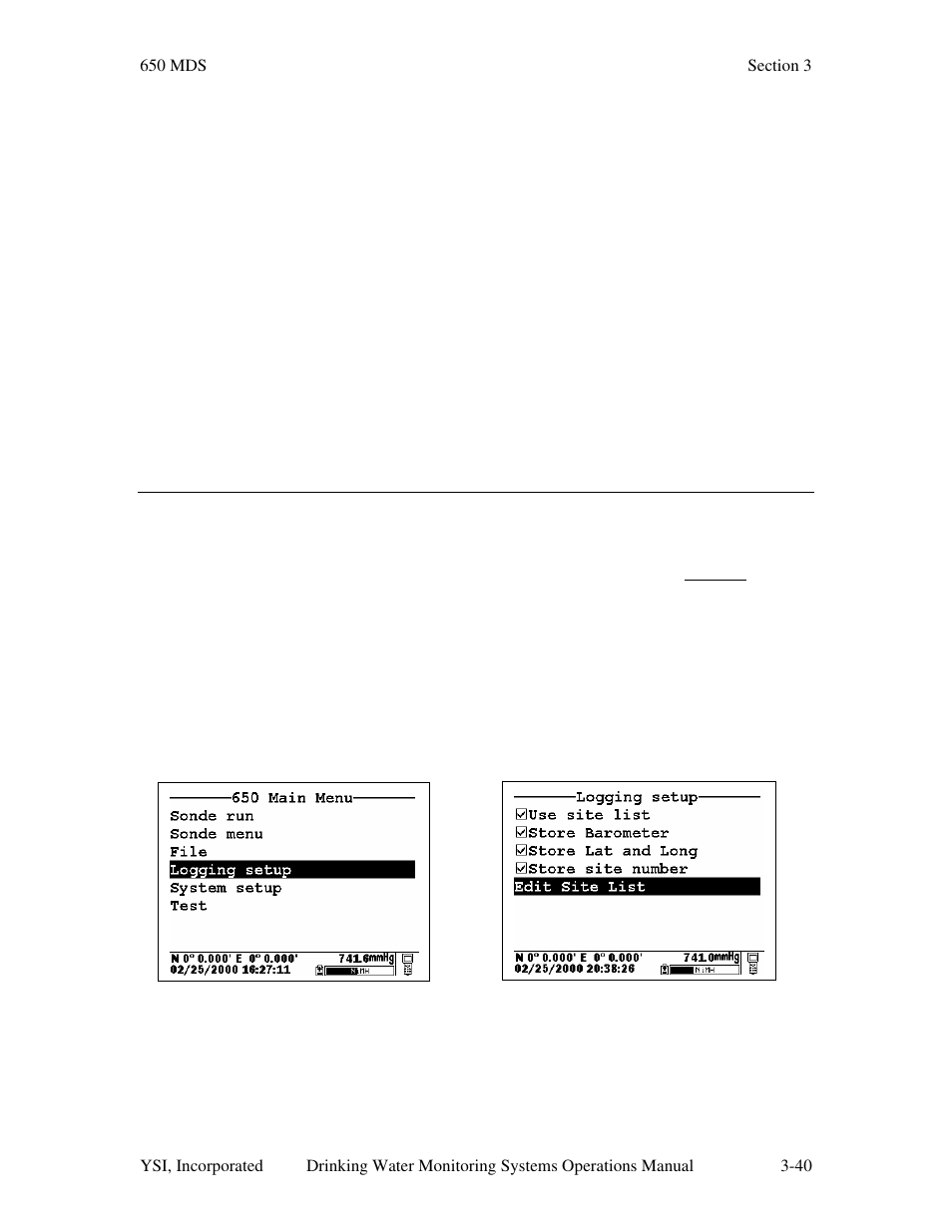 YSI 600DW-B Sonde User Manual | Page 149 / 300