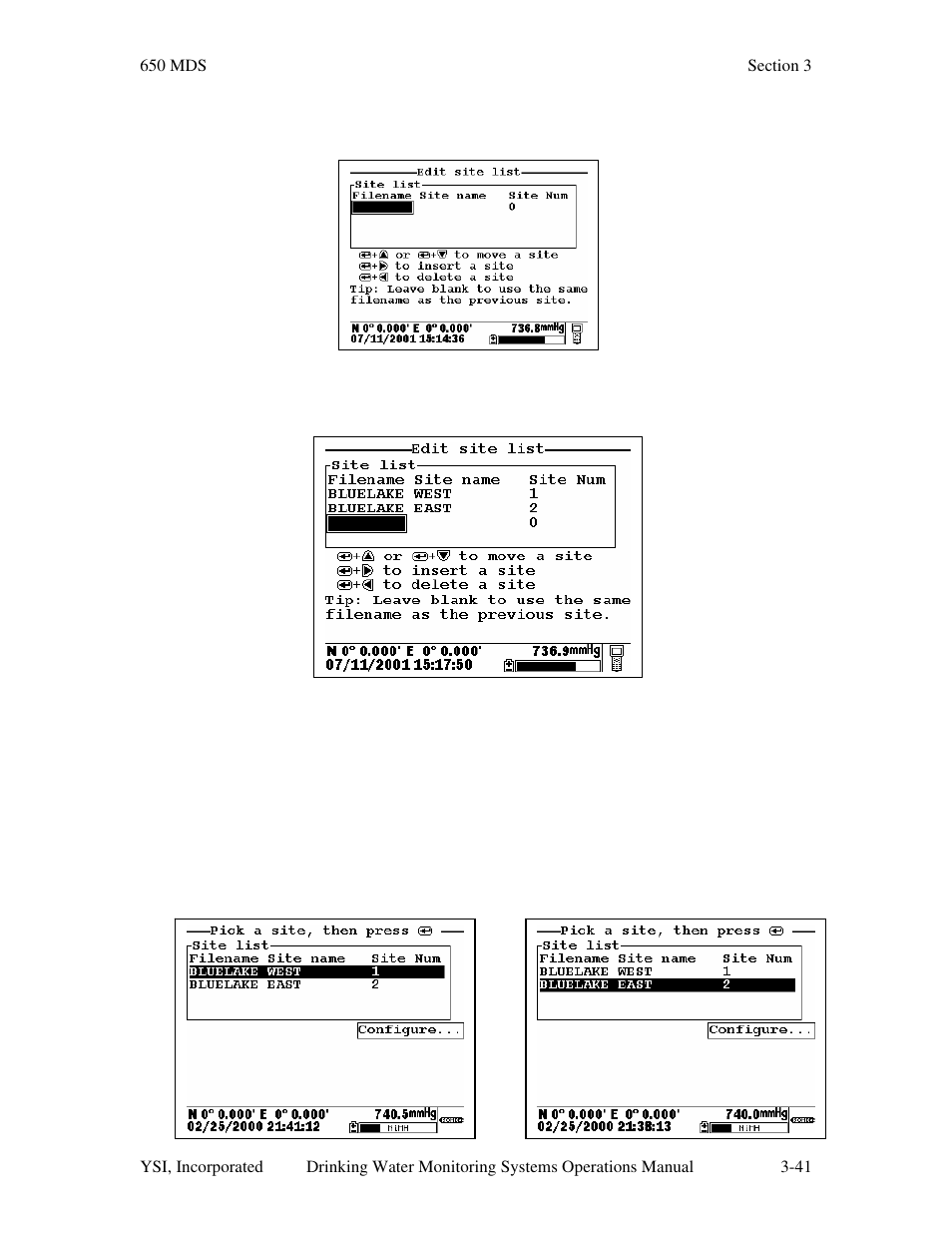 YSI 600DW-B Sonde User Manual | Page 150 / 300