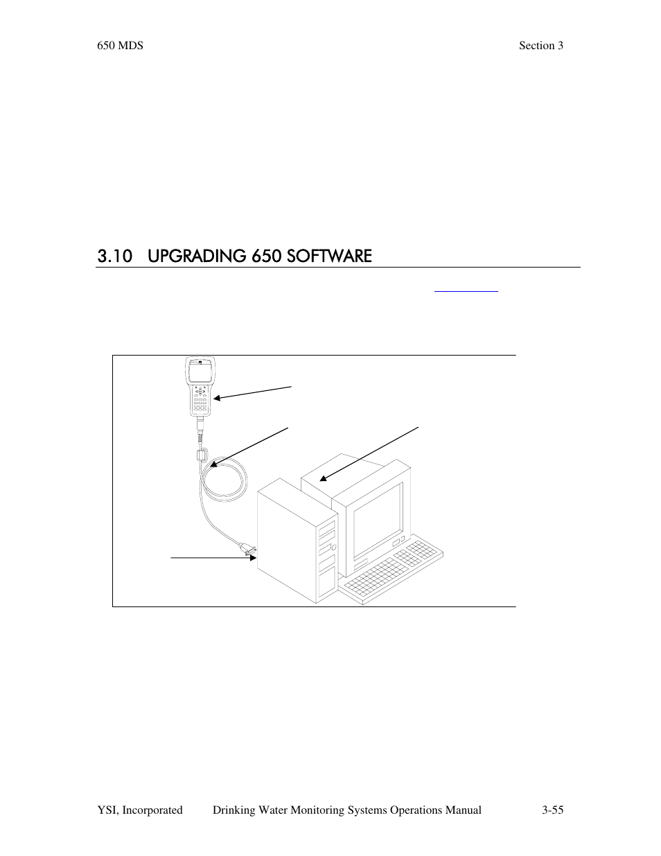 10 upgrading 650 software | YSI 600DW-B Sonde User Manual | Page 164 / 300