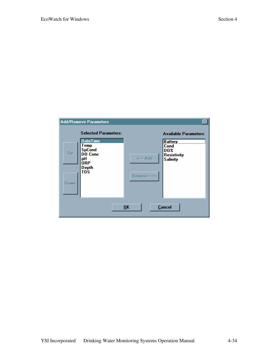 YSI 600DW-B Sonde User Manual | Page 205 / 300