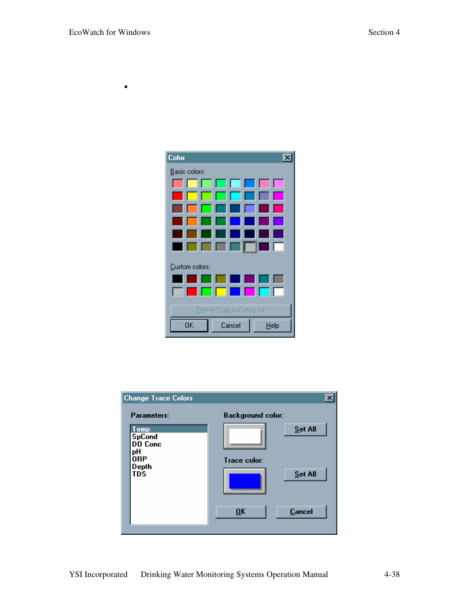 YSI 600DW-B Sonde User Manual | Page 209 / 300