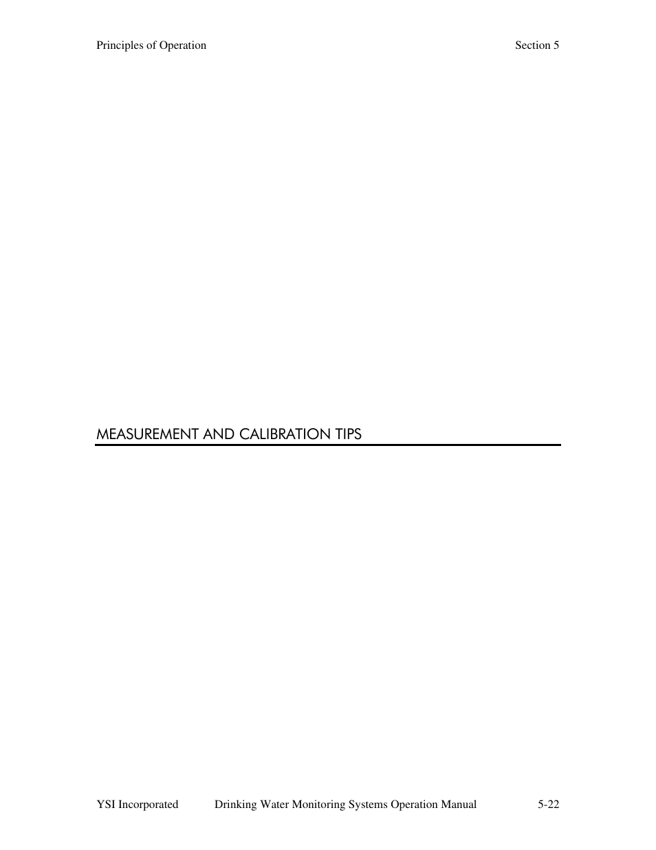 Measurement and calibration tips | YSI 600DW-B Sonde User Manual | Page 235 / 300