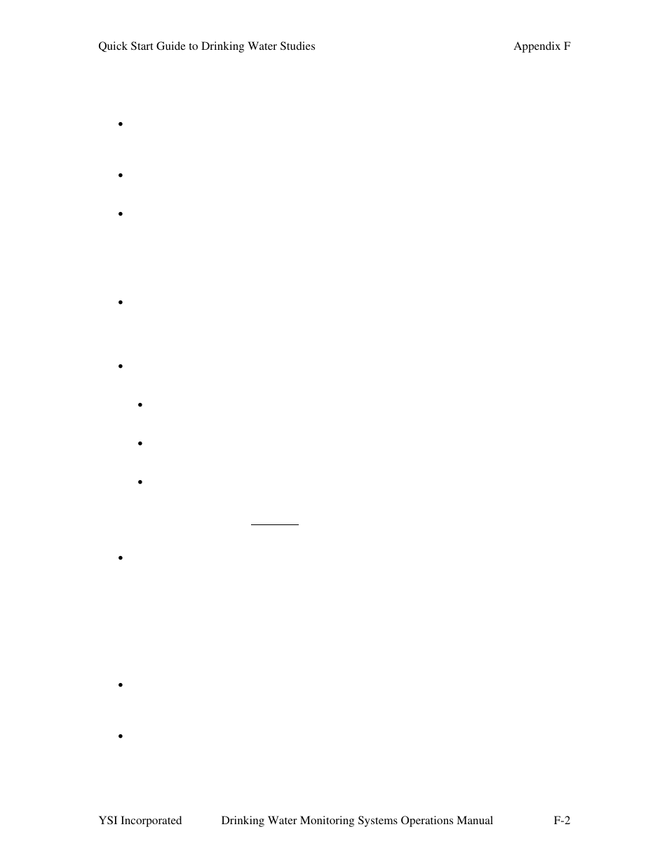 YSI 600DW-B Sonde User Manual | Page 270 / 300