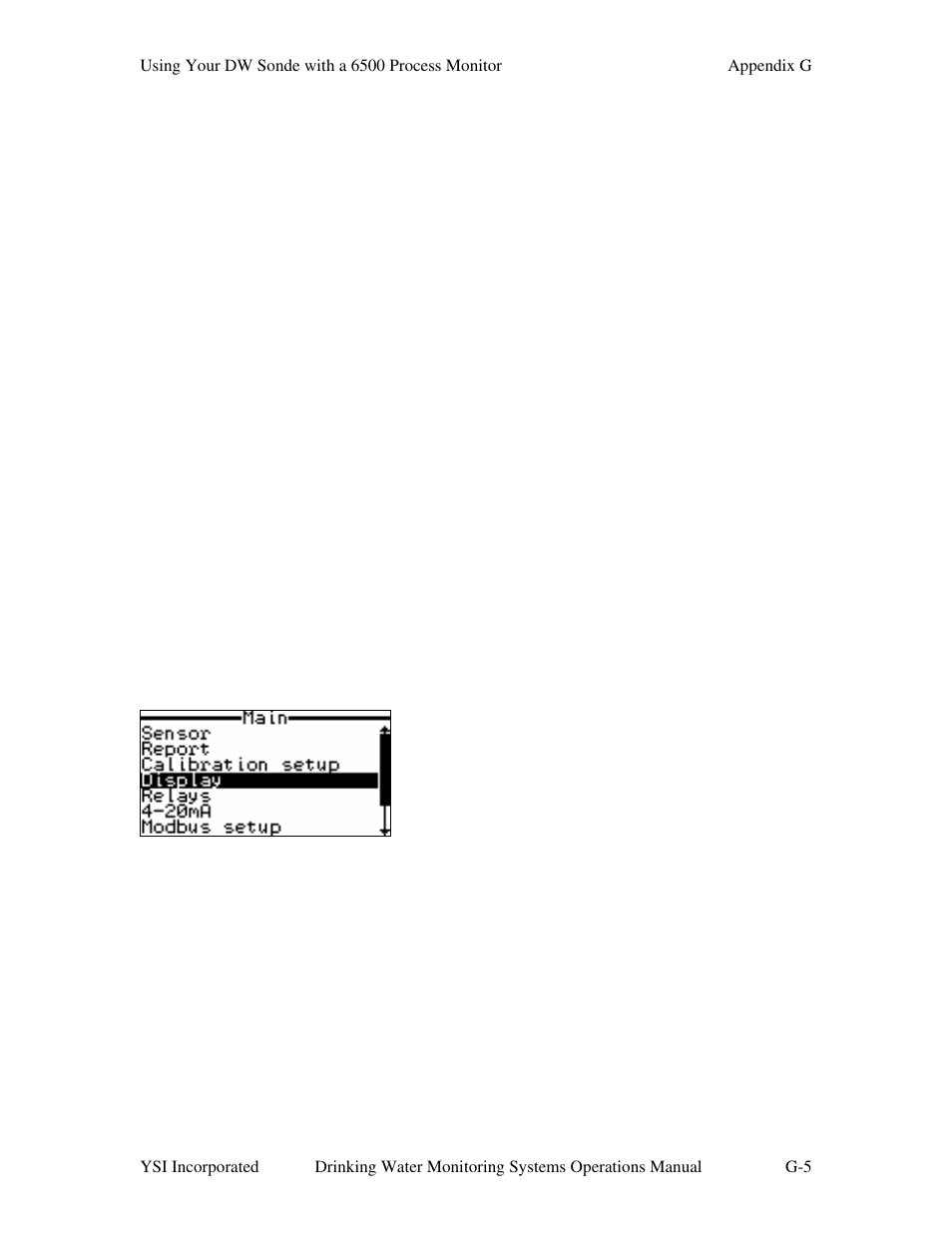 YSI 600DW-B Sonde User Manual | Page 283 / 300