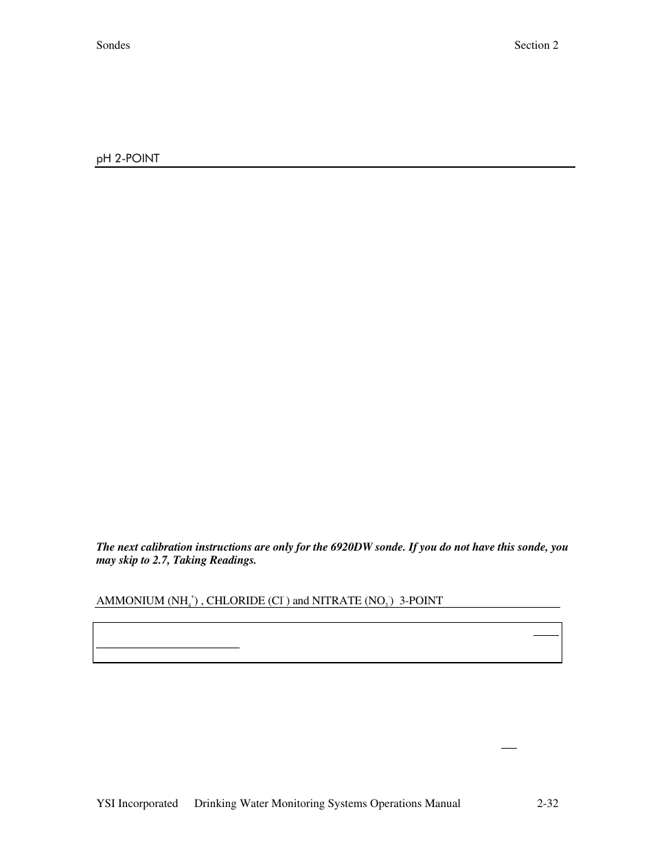 Ph 2-point | YSI 600DW-B Sonde User Manual | Page 39 / 300