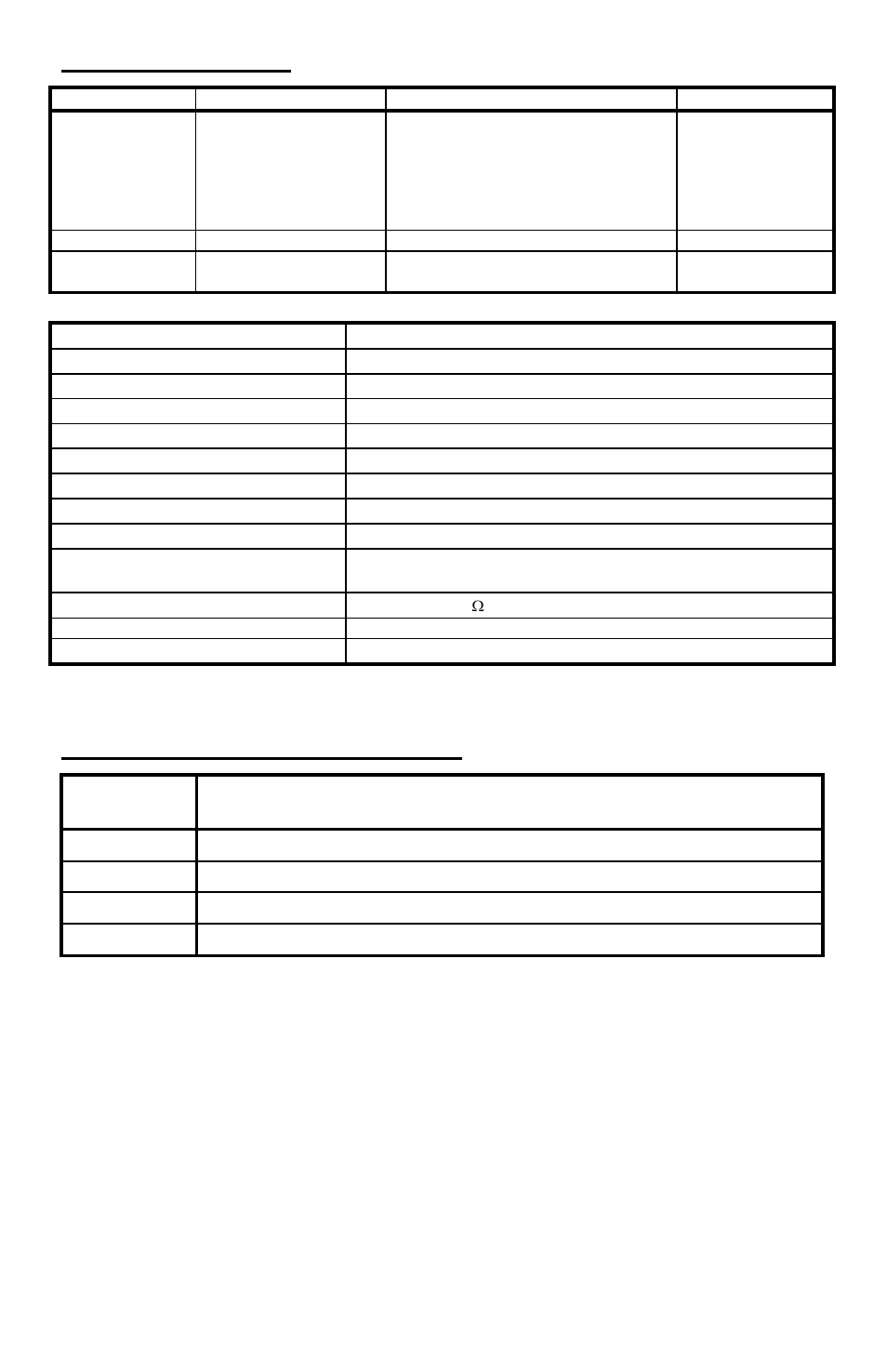 Technische daten, Liste empfohlener ersatzteile | YSI EC300 User Manual | Page 32 / 40