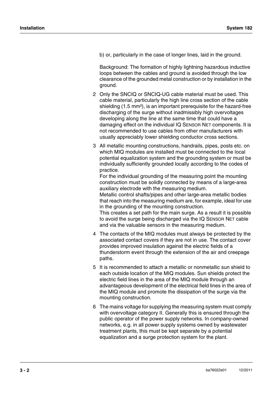 YSI IQ S ENSOR N ET System 182 User Manual | Page 16 / 152