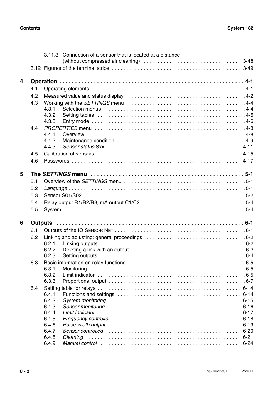 YSI IQ S ENSOR N ET System 182 User Manual | Page 4 / 152