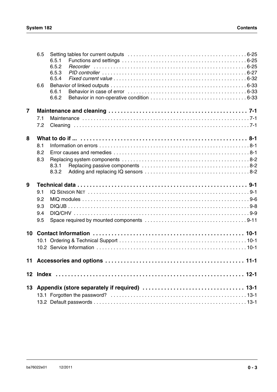 YSI IQ S ENSOR N ET System 182 User Manual | Page 5 / 152