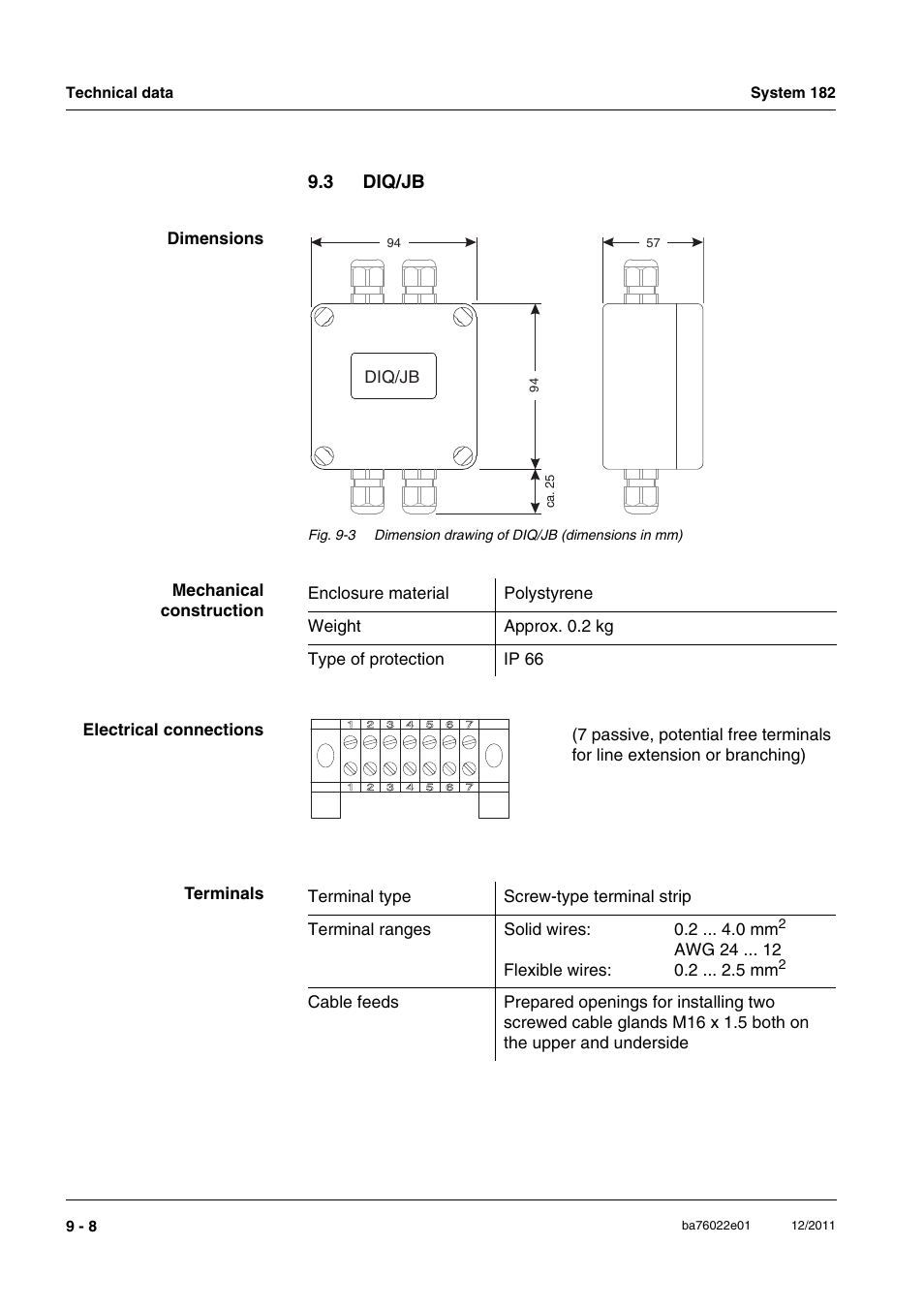 3 diq/jb, Diq/jb -8 | YSI IQ S ENSOR N ET DIQ/S 182 XT User Manual | Page 144 / 224