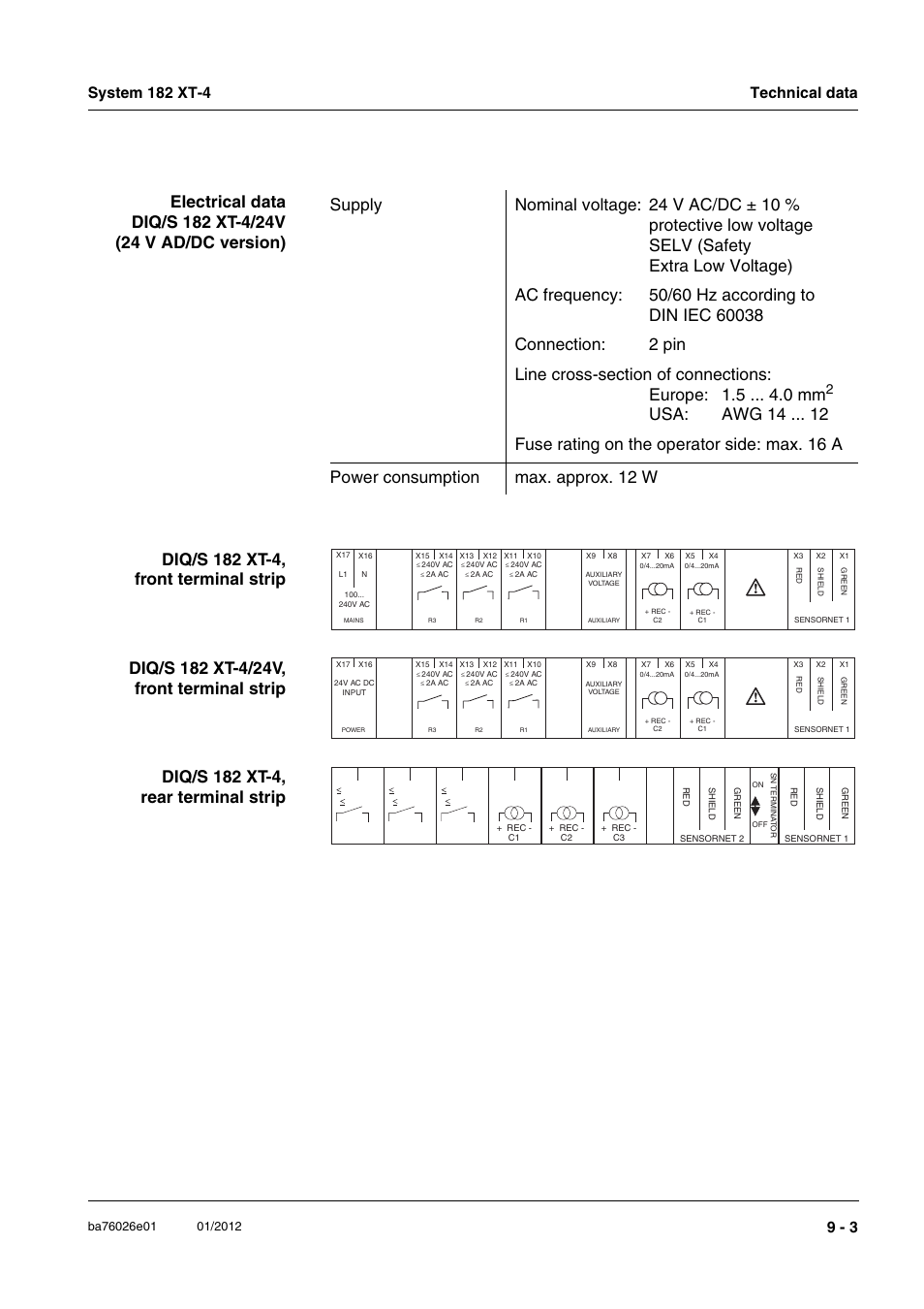 YSI DIQ/S 182 XT-4 System 182 XT-4 User Manual | Page 135 / 154