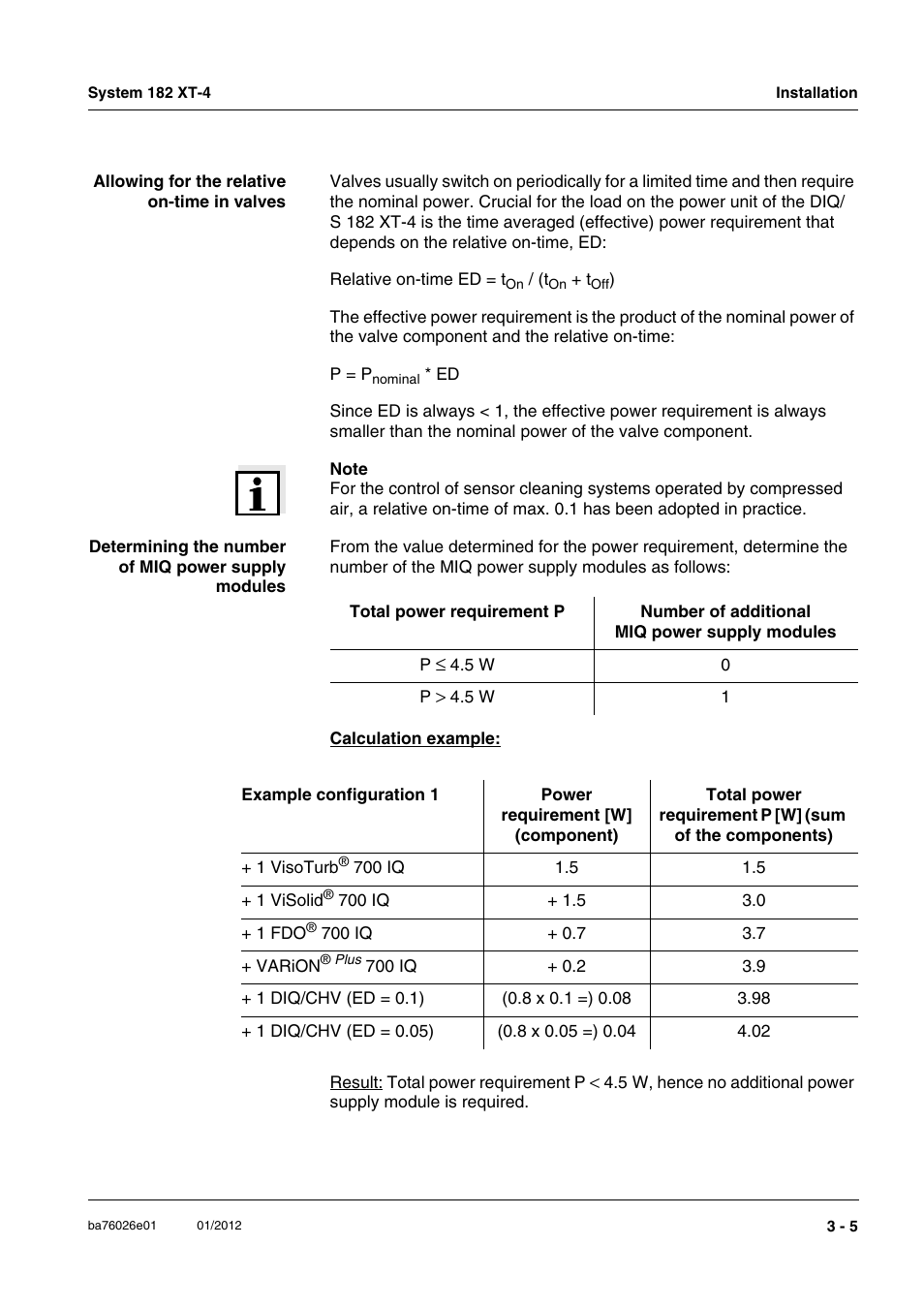 YSI DIQ/S 182 XT-4 System 182 XT-4 User Manual | Page 19 / 154